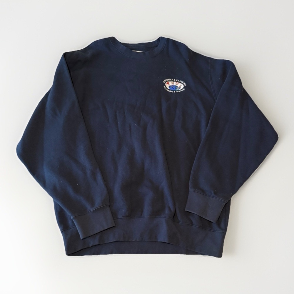 WearGuard 1285 Work Wear Crew Neck  Sweatshirt Navy Size XL (oversized) Plumbing